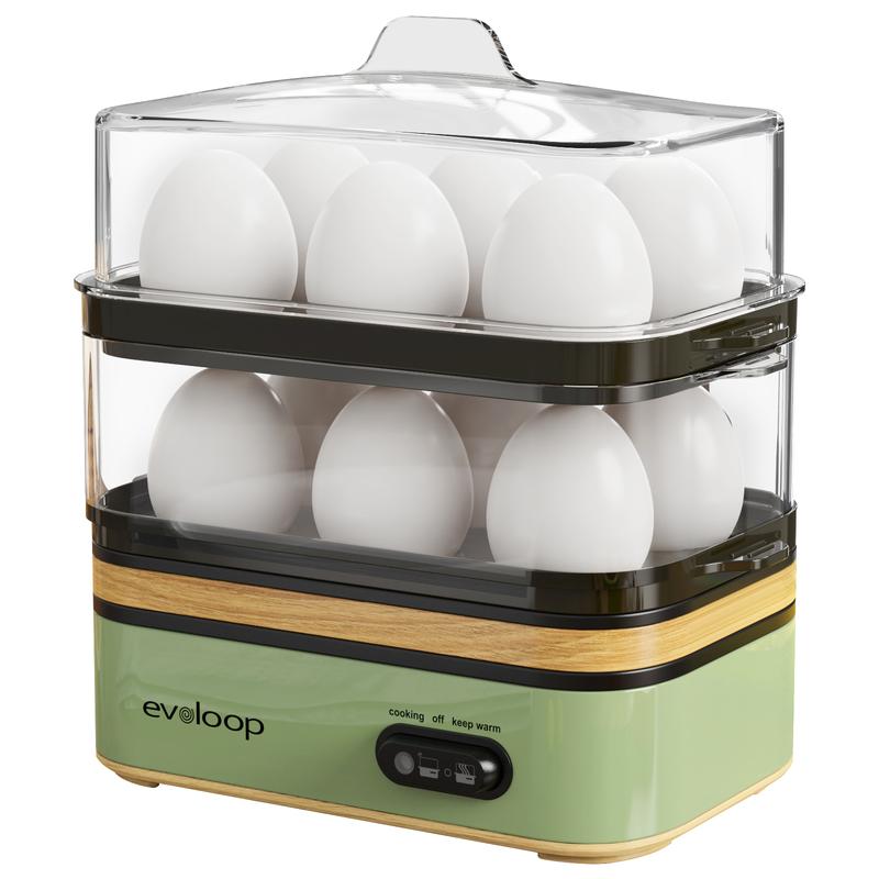 6-Egg Electric Cooker for Eggs & Omelets