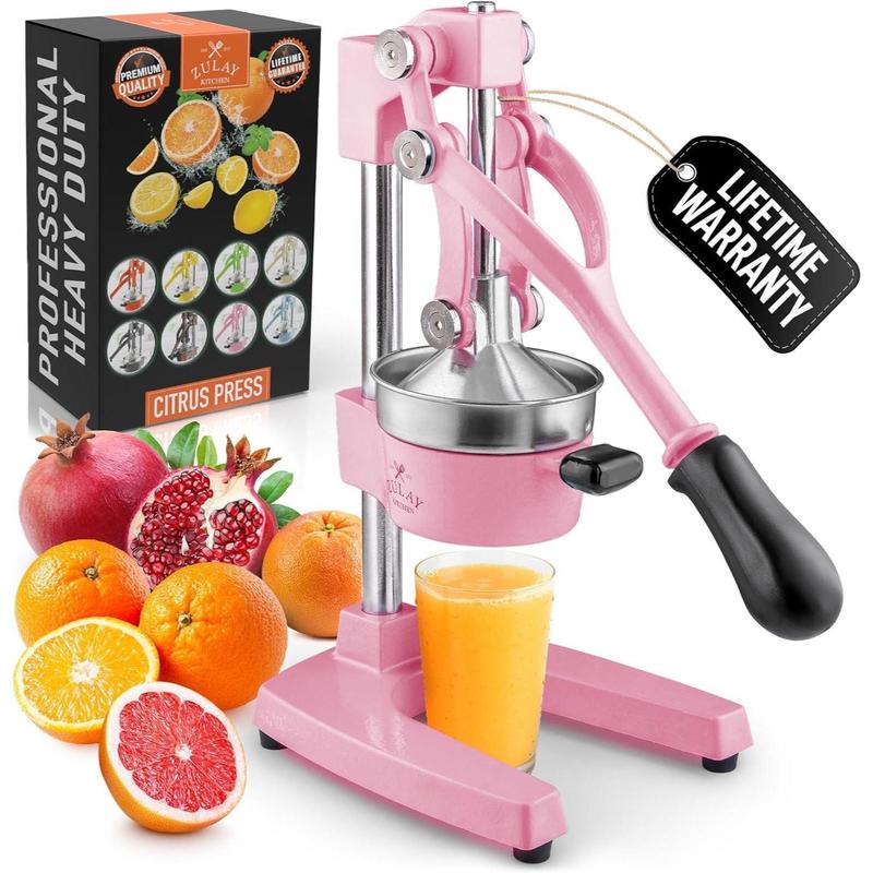 Heavy-Duty Cast Iron Citrus Juicer Press