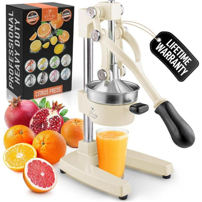 Heavy-Duty Cast Iron Citrus Juicer Press