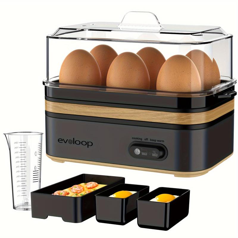 6-Egg Electric Cooker for Eggs & Omelets