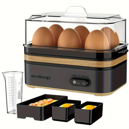 6-Egg Electric Cooker for Eggs & Omelets