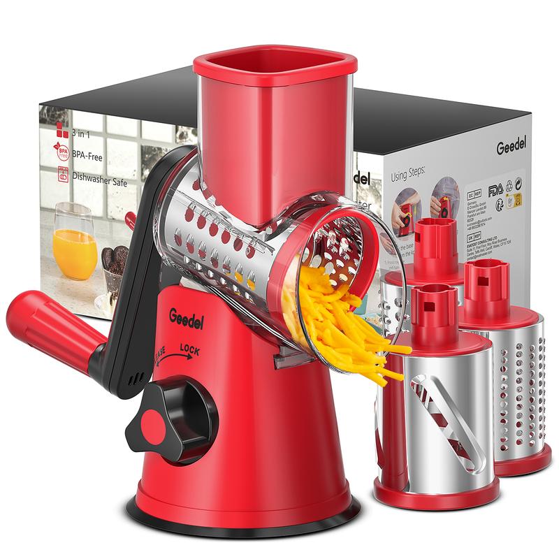 Rotary Vegetable Slicer Cheese Grater Kitchen Tool