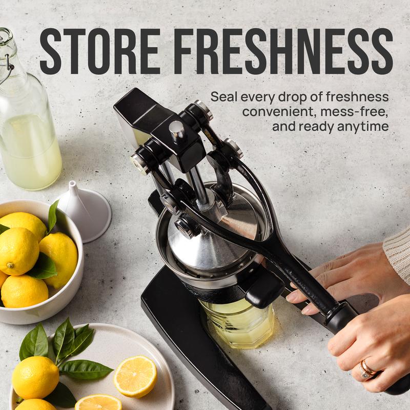 Heavy-Duty Cast Iron Citrus Juicer Press