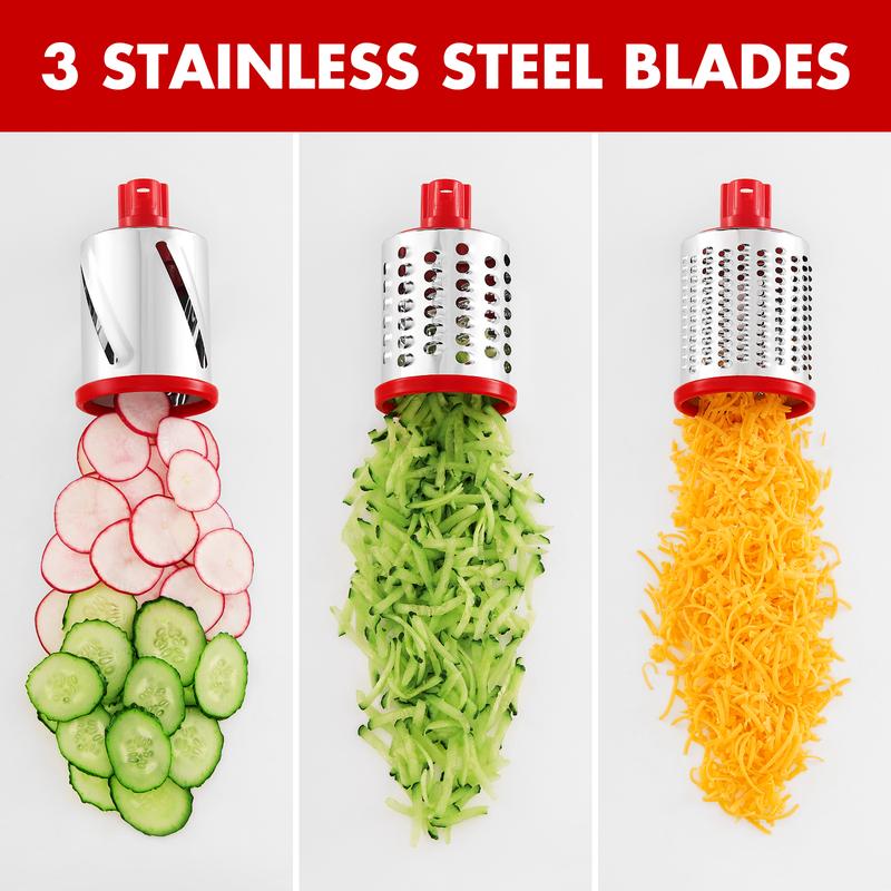 Rotary Vegetable Slicer Cheese Grater Kitchen Tool