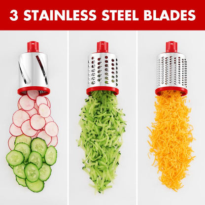 Rotary Vegetable Slicer Cheese Grater Kitchen Tool