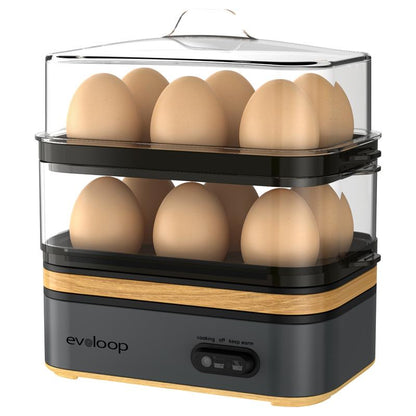 6-Egg Electric Cooker for Eggs & Omelets