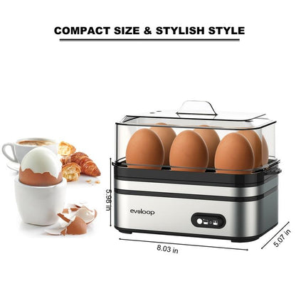6-Egg Electric Cooker for Eggs & Omelets