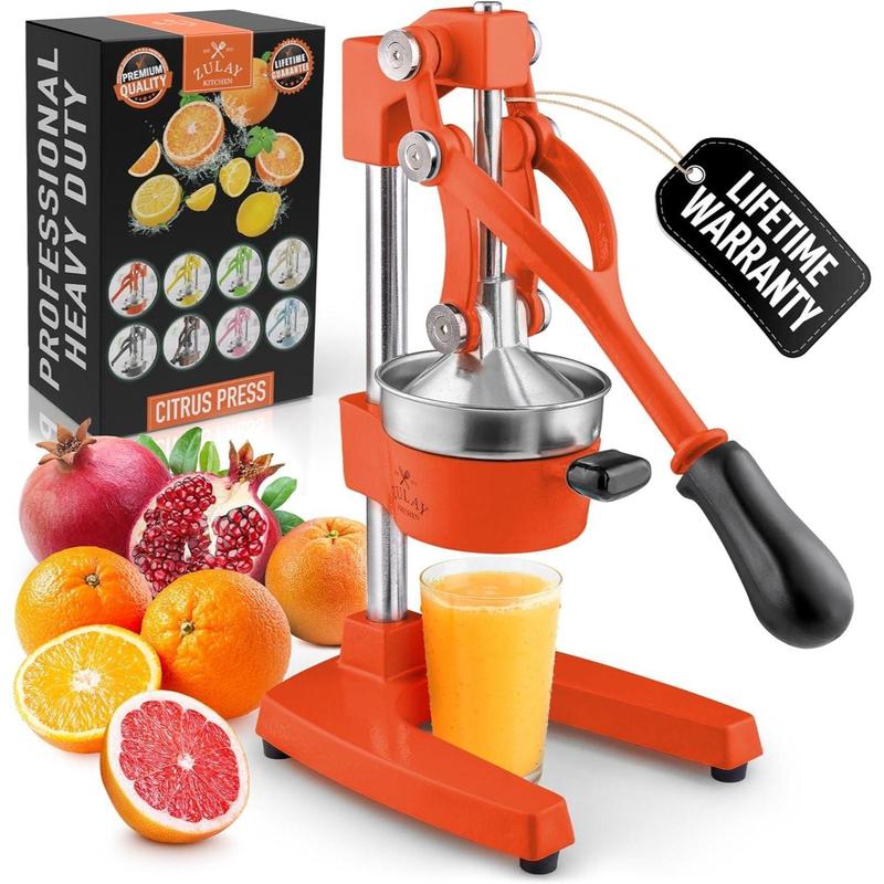 Heavy-Duty Cast Iron Citrus Juicer Press